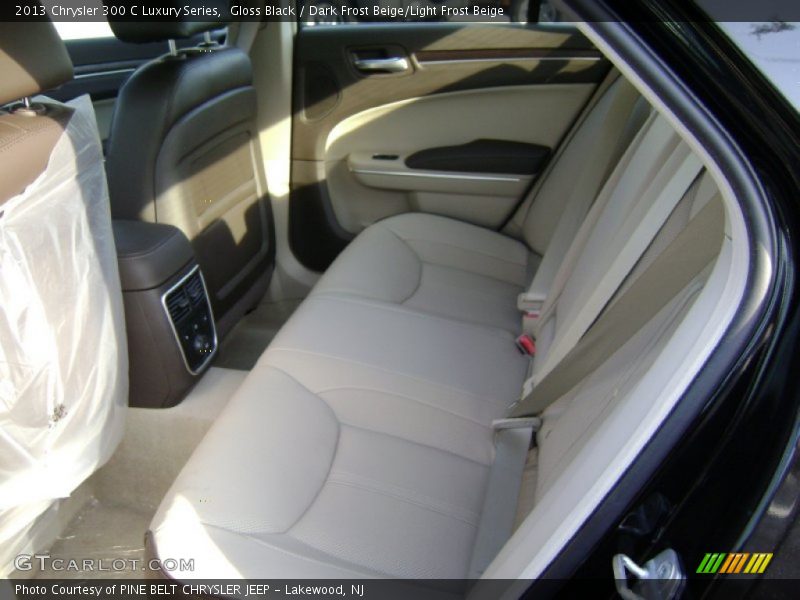 Gloss Black / Dark Frost Beige/Light Frost Beige 2013 Chrysler 300 C Luxury Series