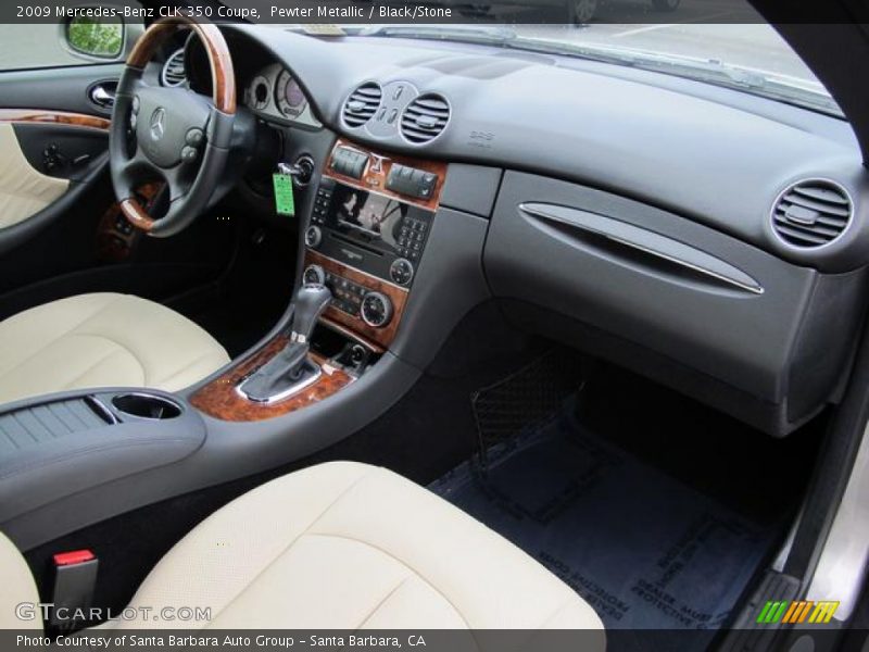  2009 CLK 350 Coupe Black/Stone Interior