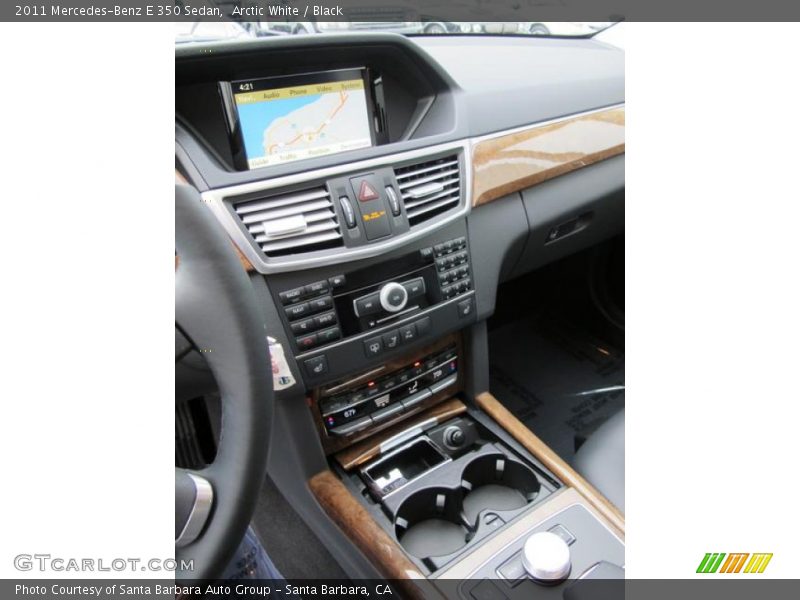 Arctic White / Black 2011 Mercedes-Benz E 350 Sedan