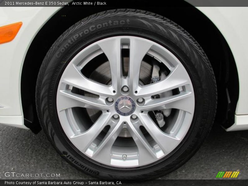 Arctic White / Black 2011 Mercedes-Benz E 350 Sedan
