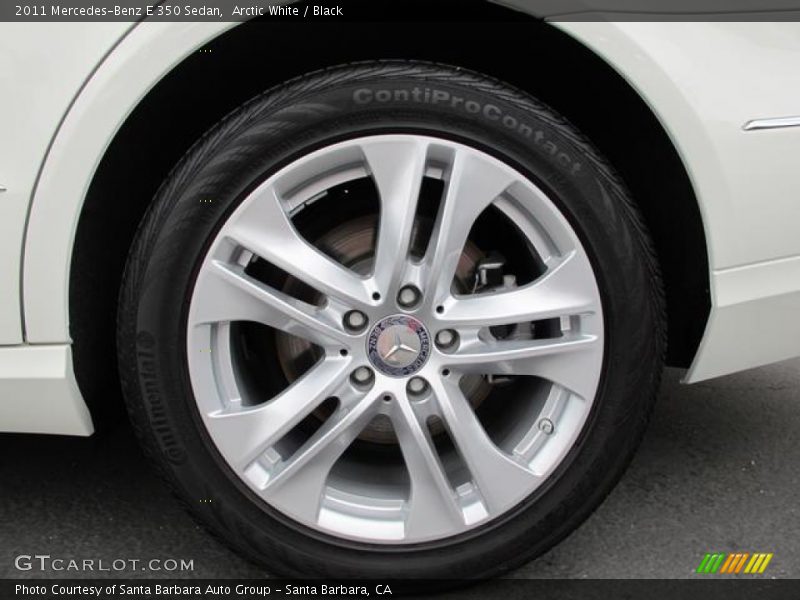 Arctic White / Black 2011 Mercedes-Benz E 350 Sedan