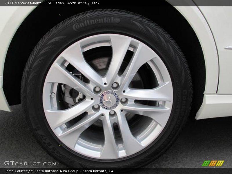 Arctic White / Black 2011 Mercedes-Benz E 350 Sedan