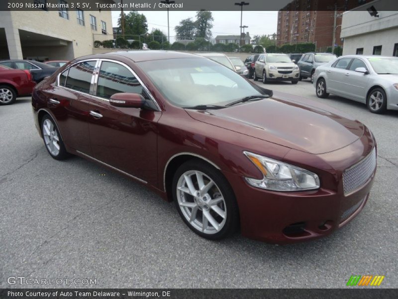 Tuscan Sun Metallic / Charcoal 2009 Nissan Maxima 3.5 SV