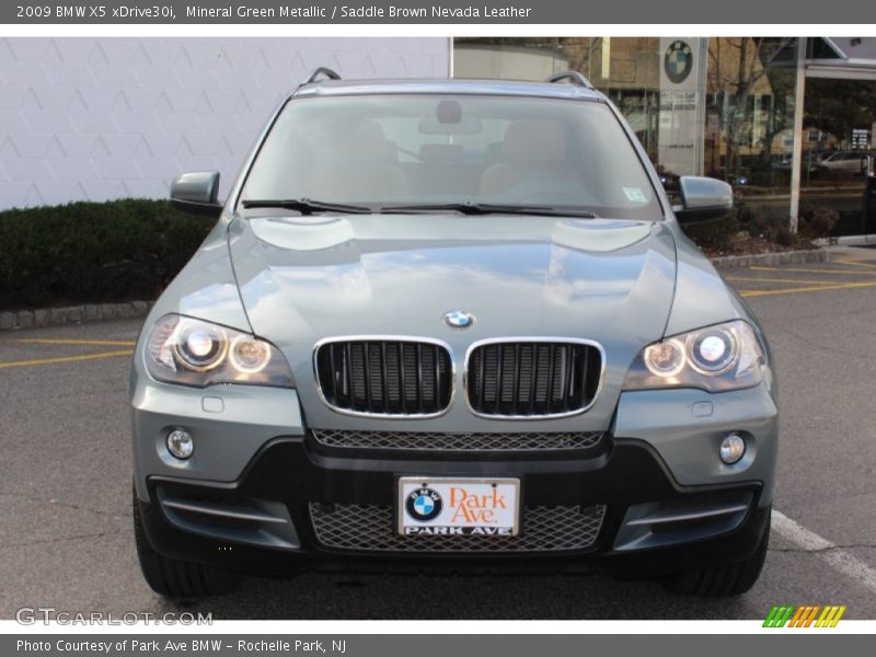 Mineral Green Metallic / Saddle Brown Nevada Leather 2009 BMW X5 xDrive30i