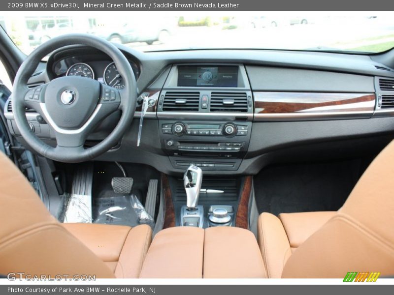 Mineral Green Metallic / Saddle Brown Nevada Leather 2009 BMW X5 xDrive30i
