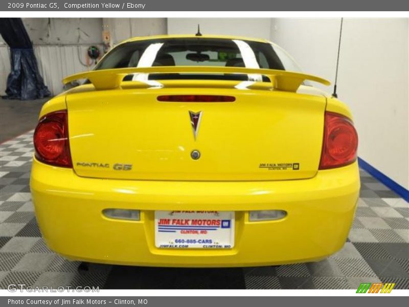 Competition Yellow / Ebony 2009 Pontiac G5