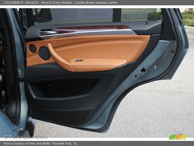 Mineral Green Metallic / Saddle Brown Nevada Leather 2009 BMW X5 xDrive30i