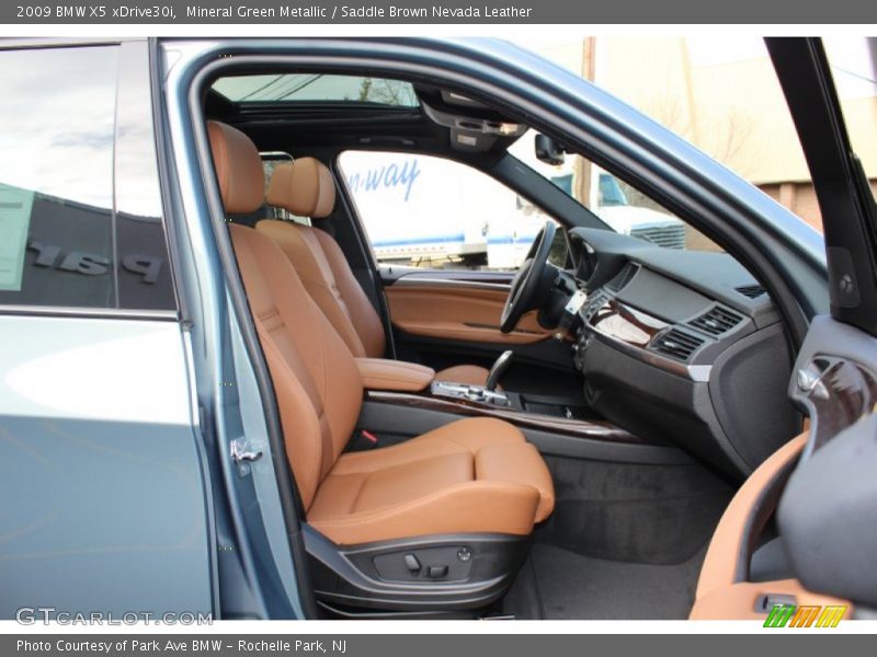 Mineral Green Metallic / Saddle Brown Nevada Leather 2009 BMW X5 xDrive30i