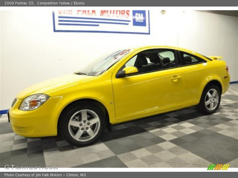 Competition Yellow / Ebony 2009 Pontiac G5