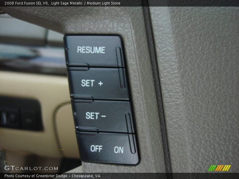 Controls of 2008 Fusion SEL V6