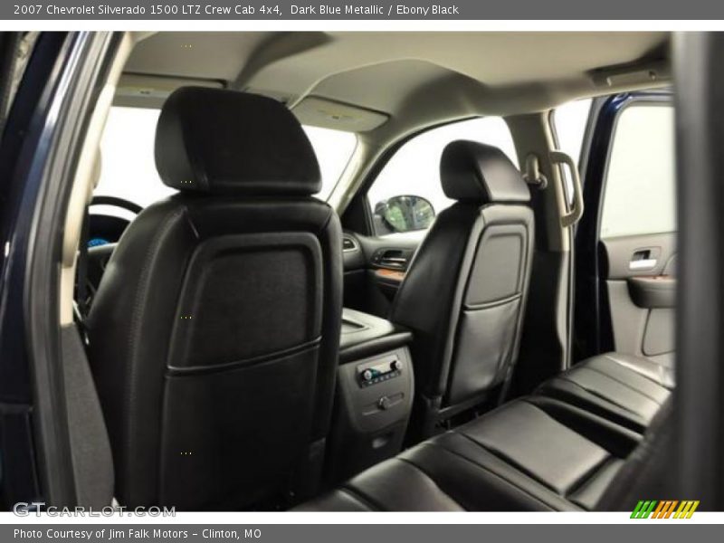 Dark Blue Metallic / Ebony Black 2007 Chevrolet Silverado 1500 LTZ Crew Cab 4x4
