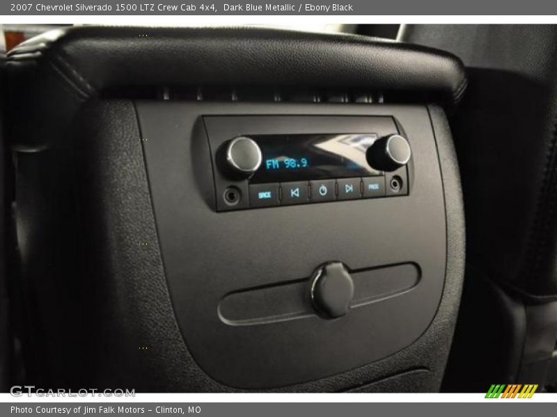 Dark Blue Metallic / Ebony Black 2007 Chevrolet Silverado 1500 LTZ Crew Cab 4x4