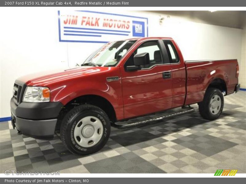 Redfire Metallic / Medium Flint 2007 Ford F150 XL Regular Cab 4x4