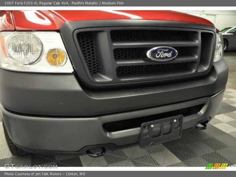 Redfire Metallic / Medium Flint 2007 Ford F150 XL Regular Cab 4x4