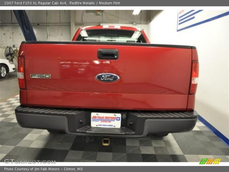 Redfire Metallic / Medium Flint 2007 Ford F150 XL Regular Cab 4x4