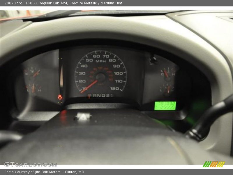 Redfire Metallic / Medium Flint 2007 Ford F150 XL Regular Cab 4x4