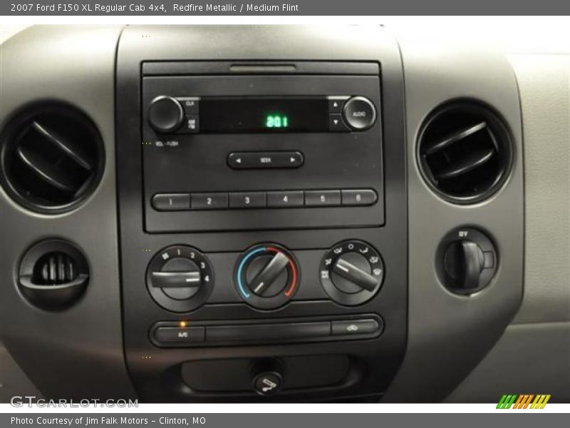 Redfire Metallic / Medium Flint 2007 Ford F150 XL Regular Cab 4x4