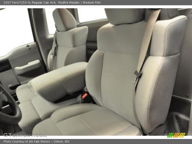 Redfire Metallic / Medium Flint 2007 Ford F150 XL Regular Cab 4x4
