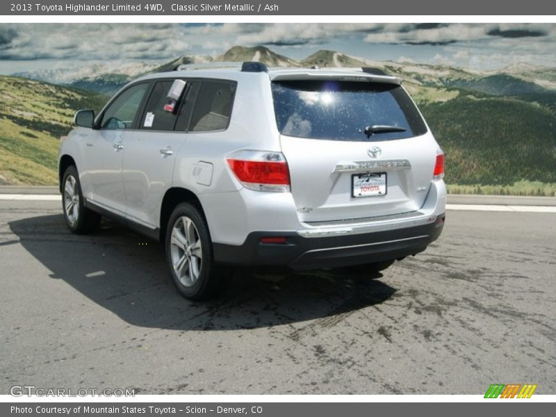 Classic Silver Metallic / Ash 2013 Toyota Highlander Limited 4WD