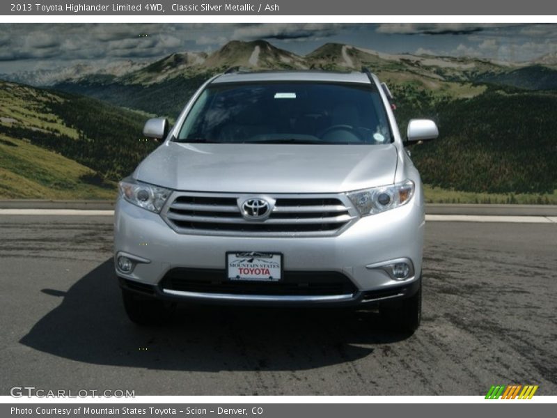 Classic Silver Metallic / Ash 2013 Toyota Highlander Limited 4WD