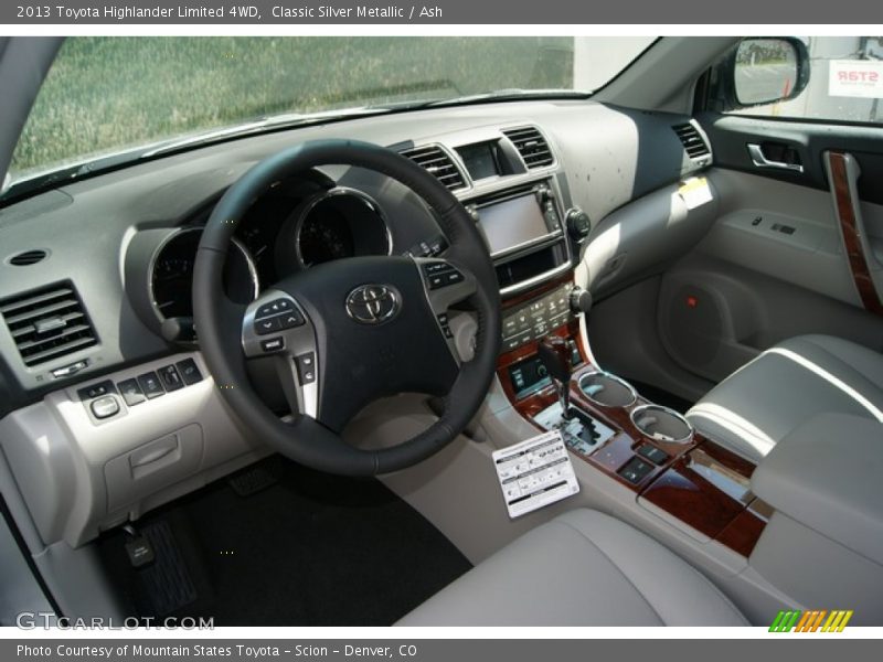 Classic Silver Metallic / Ash 2013 Toyota Highlander Limited 4WD