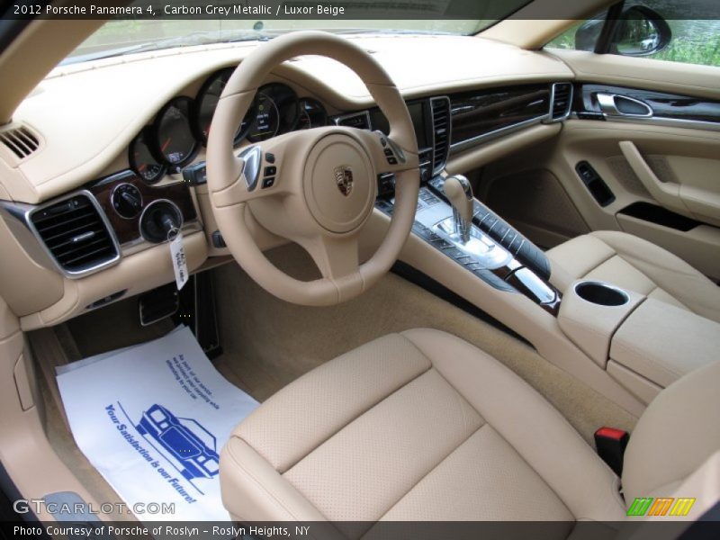  2012 Panamera 4 Luxor Beige Interior