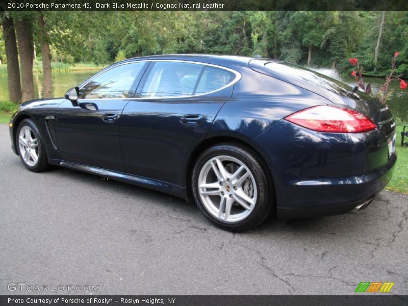 Dark Blue Metallic / Cognac Natural Leather 2010 Porsche Panamera 4S