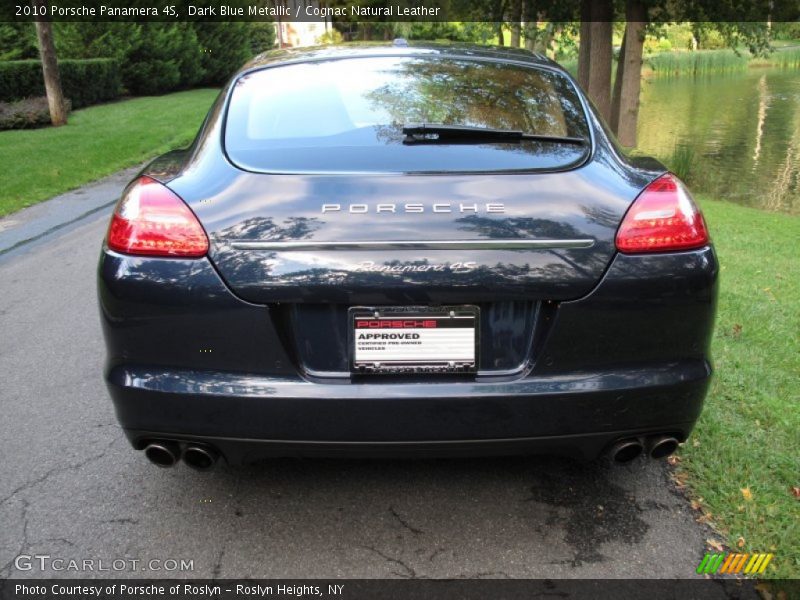 Dark Blue Metallic / Cognac Natural Leather 2010 Porsche Panamera 4S