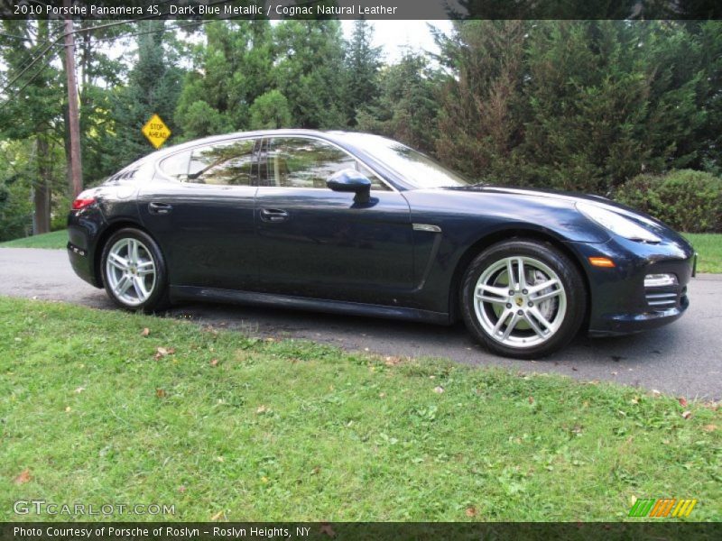 Dark Blue Metallic / Cognac Natural Leather 2010 Porsche Panamera 4S