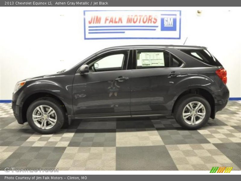 Ashen Gray Metallic / Jet Black 2013 Chevrolet Equinox LS