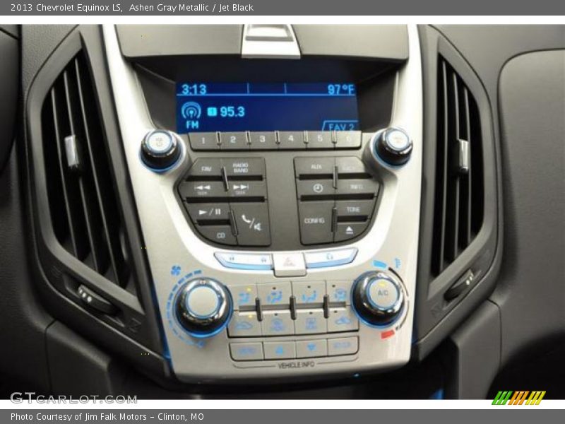 Ashen Gray Metallic / Jet Black 2013 Chevrolet Equinox LS