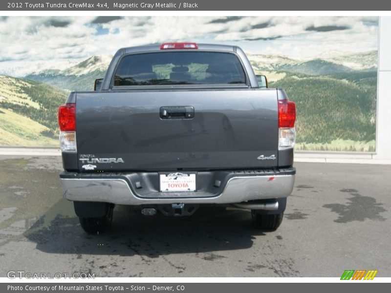 Magnetic Gray Metallic / Black 2012 Toyota Tundra CrewMax 4x4