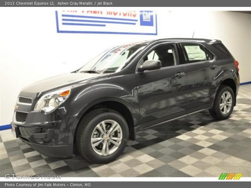 Ashen Gray Metallic / Jet Black 2013 Chevrolet Equinox LS