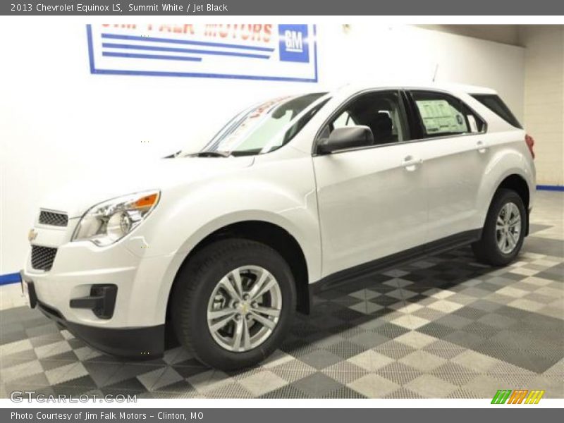 Summit White / Jet Black 2013 Chevrolet Equinox LS