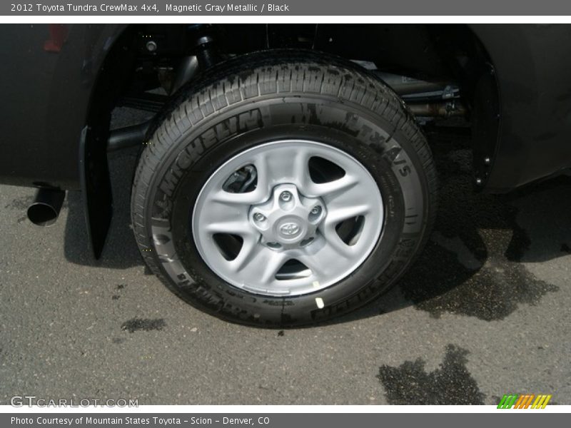 Magnetic Gray Metallic / Black 2012 Toyota Tundra CrewMax 4x4