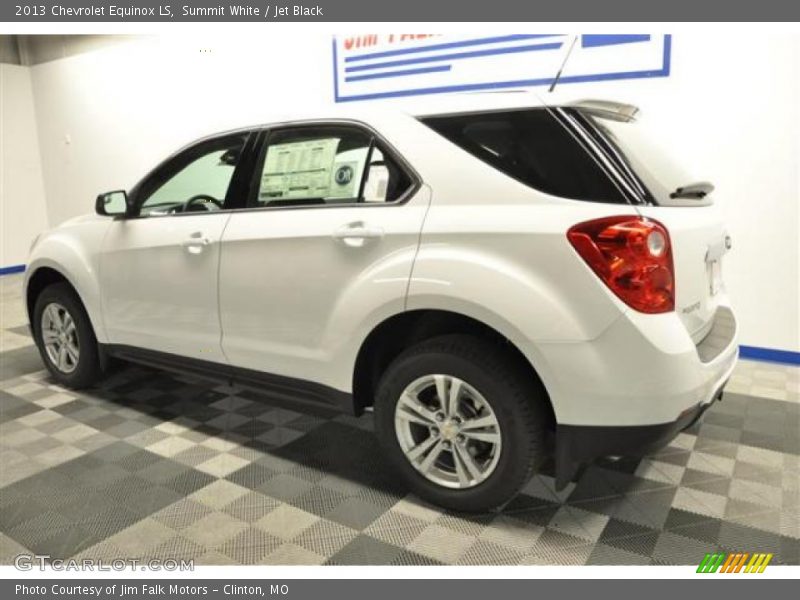 Summit White / Jet Black 2013 Chevrolet Equinox LS