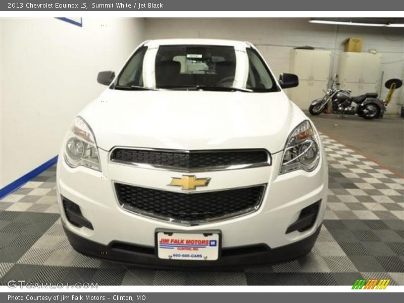 Summit White / Jet Black 2013 Chevrolet Equinox LS