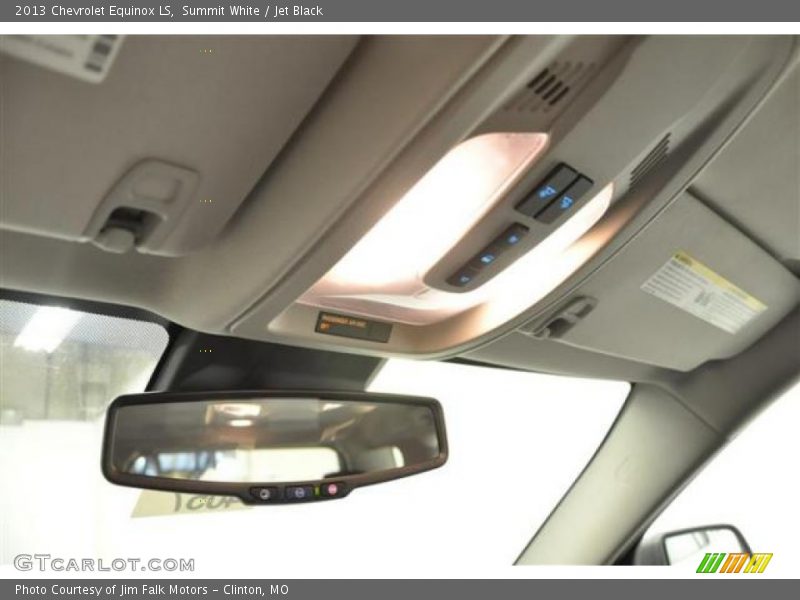 Summit White / Jet Black 2013 Chevrolet Equinox LS