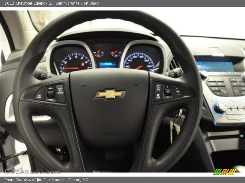 Summit White / Jet Black 2013 Chevrolet Equinox LS