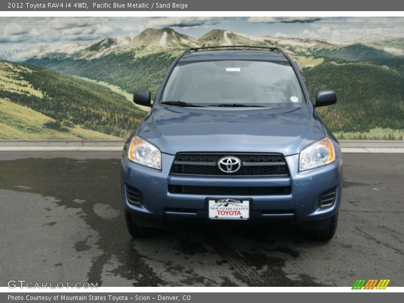Pacific Blue Metallic / Sand Beige 2012 Toyota RAV4 I4 4WD