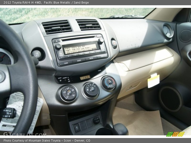 Pacific Blue Metallic / Sand Beige 2012 Toyota RAV4 I4 4WD