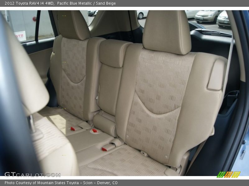 Pacific Blue Metallic / Sand Beige 2012 Toyota RAV4 I4 4WD