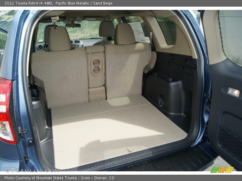 Pacific Blue Metallic / Sand Beige 2012 Toyota RAV4 I4 4WD