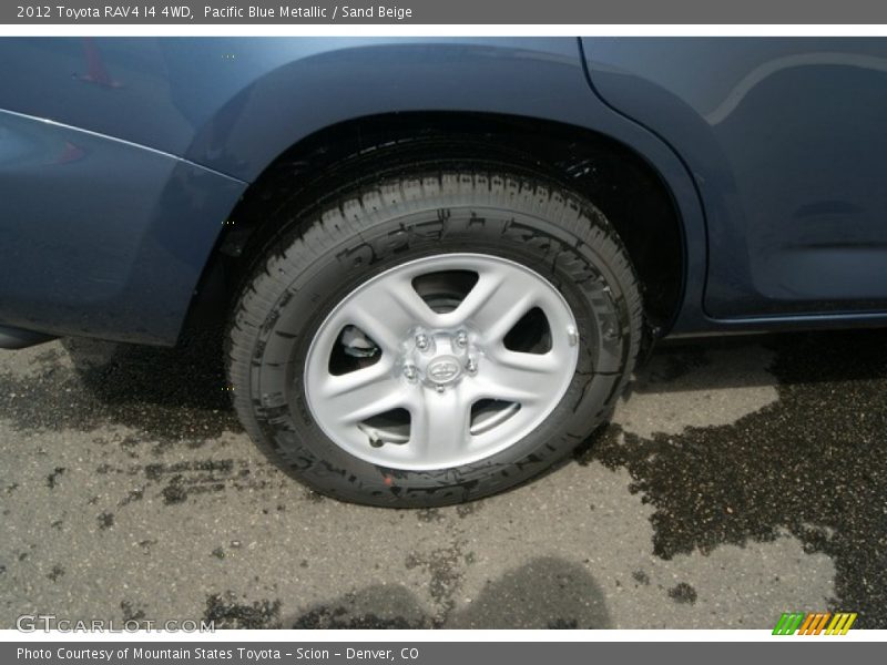 Pacific Blue Metallic / Sand Beige 2012 Toyota RAV4 I4 4WD