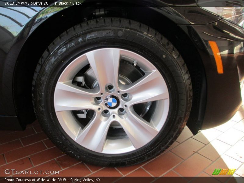 Jet Black / Black 2013 BMW X3 xDrive 28i