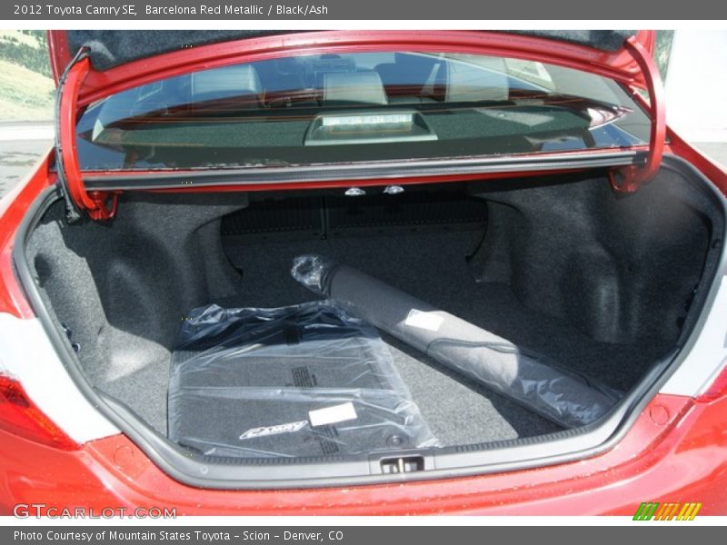 Barcelona Red Metallic / Black/Ash 2012 Toyota Camry SE