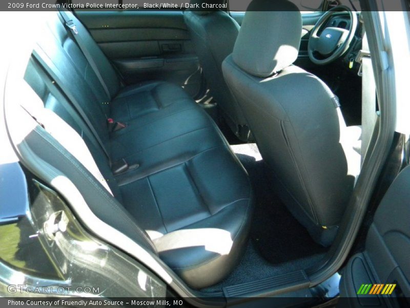 Black/White / Dark Charcoal 2009 Ford Crown Victoria Police Interceptor