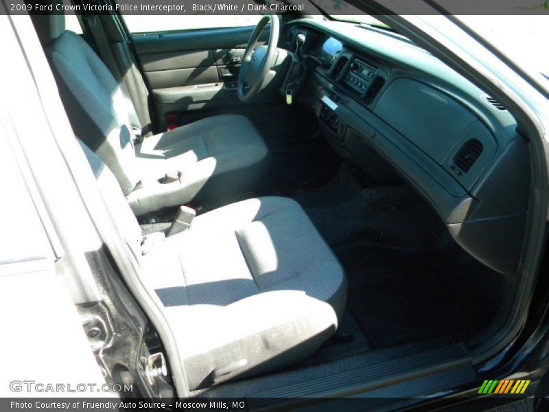 Black/White / Dark Charcoal 2009 Ford Crown Victoria Police Interceptor