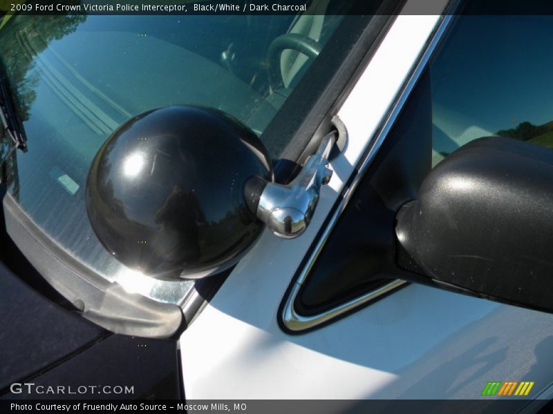 Black/White / Dark Charcoal 2009 Ford Crown Victoria Police Interceptor