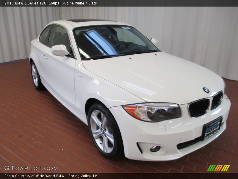Alpine White / Black 2013 BMW 1 Series 128i Coupe